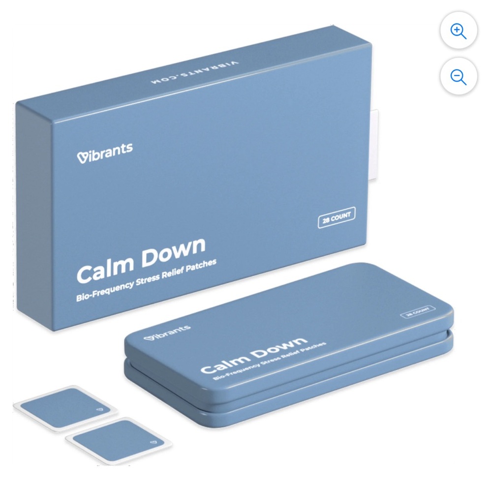 Vibrant Calm Down Bio-Frequency Stress Relief Patches NIB